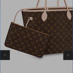 Louis Vuitton Neverfull MM Pouch ONLY